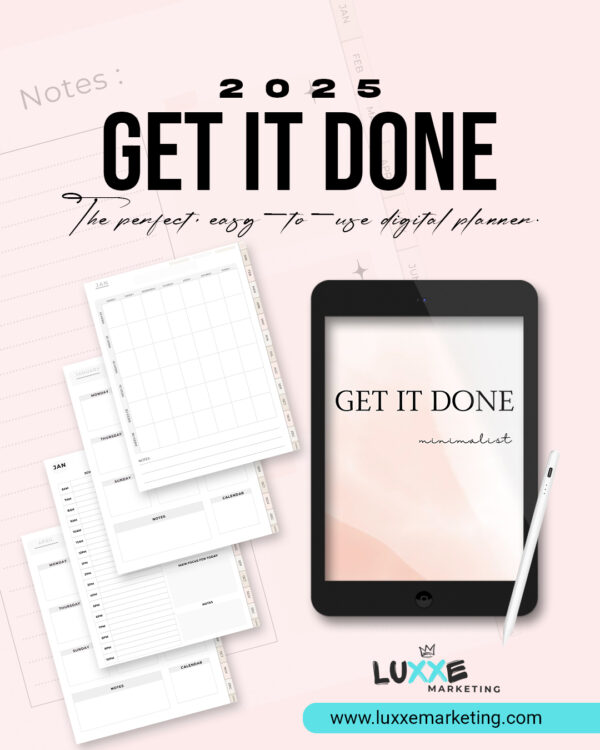Get It Done - Undated Planner