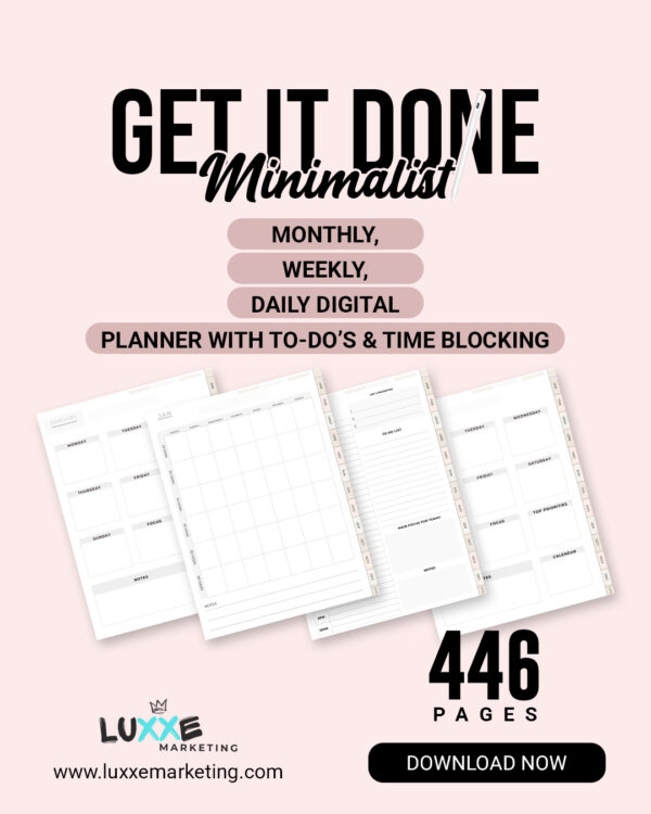 Get It Done - Undated Planner - Image 2