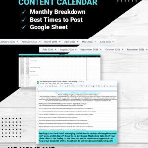The 2026 Social Media & Marketing Content Calendar